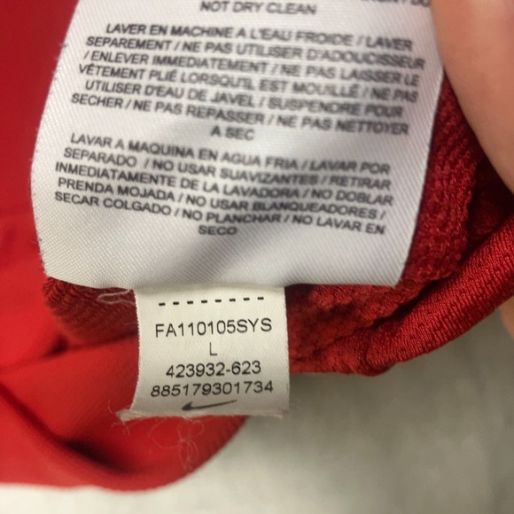 Nike Manchester United 2011-2012 Home Football Jersey Shirt Men's L AON Red - Picture 8 of 8